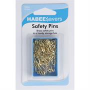  Safety Pins, 19mm, Brass 